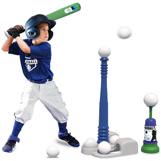 Baseball Ball Toys For Boys Girls Games Adjustable Automatic Pitching Baseball Machine Toy Sets