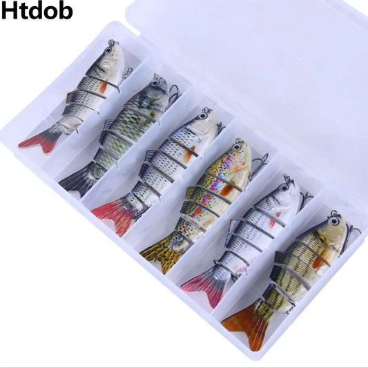 6 Pieces/set Fishing Lures Set With Box